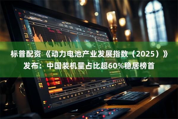 标普配资 《动力电池产业发展指数（2025）》发布：中国装机量占比超60%稳居榜首